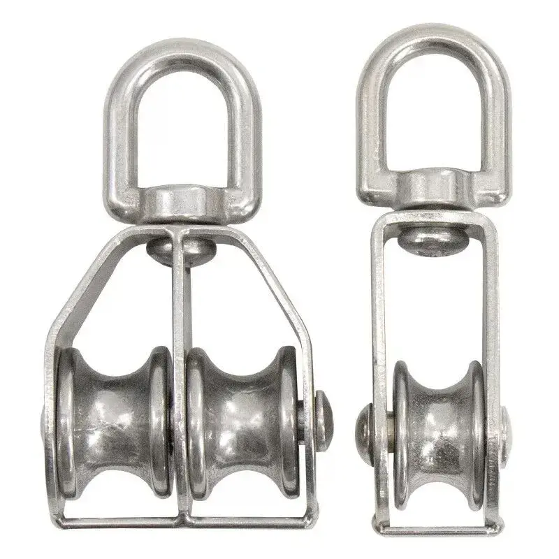 Single ແລະ Double Duty ໜັກ ຍົກ Pulley Block