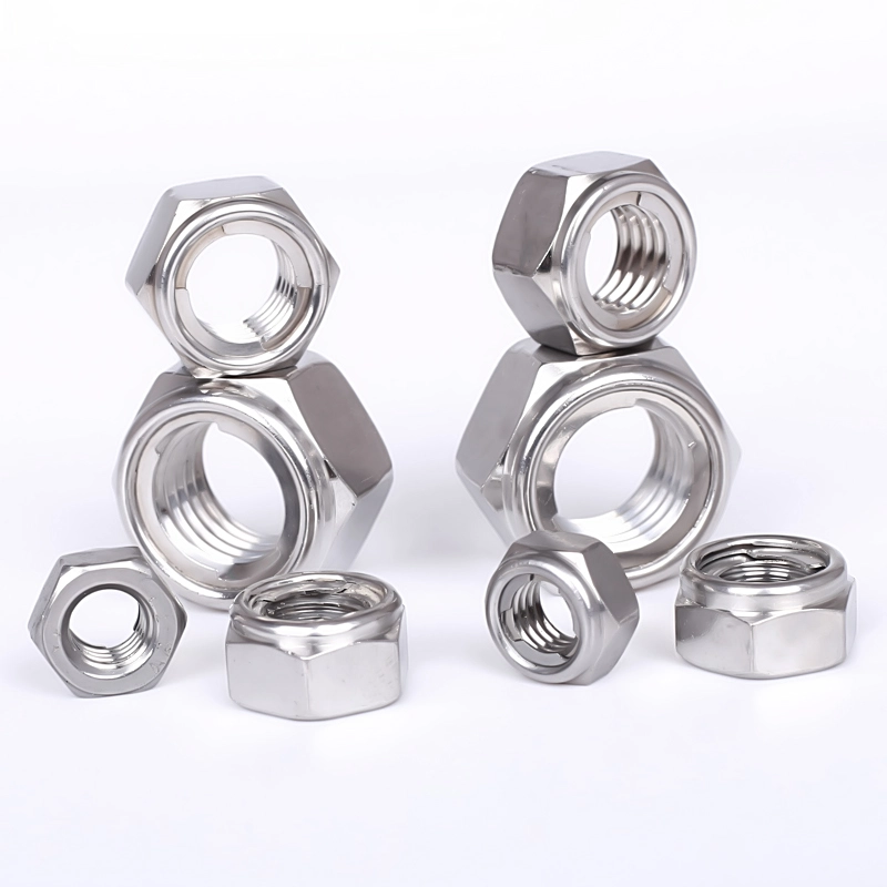 ເຫລັກສະແຕນເລດ All Metal Lock Nut DIN 980 Self-locking Nut